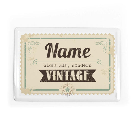 Blechpostkarte Geburtstag vintage