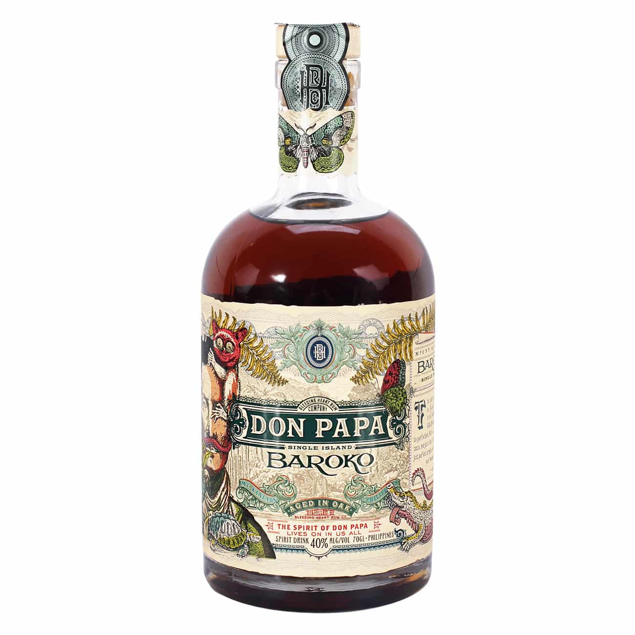 Rum Don Papa Baroko 700 ml Inhalt