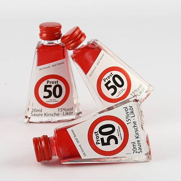 Schnäpschen zum 50. Geburtstag