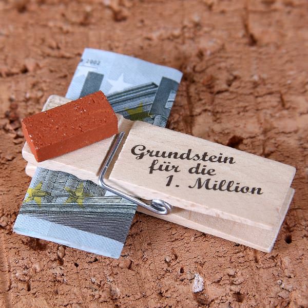 Geldklammer - Grundstein für die 1. Million