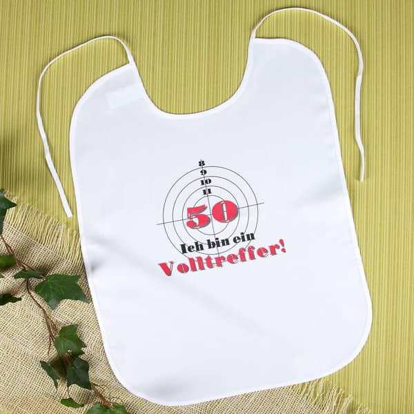 Großer Latz für große Kinder - 50 Ich bin ein Volltreffer !