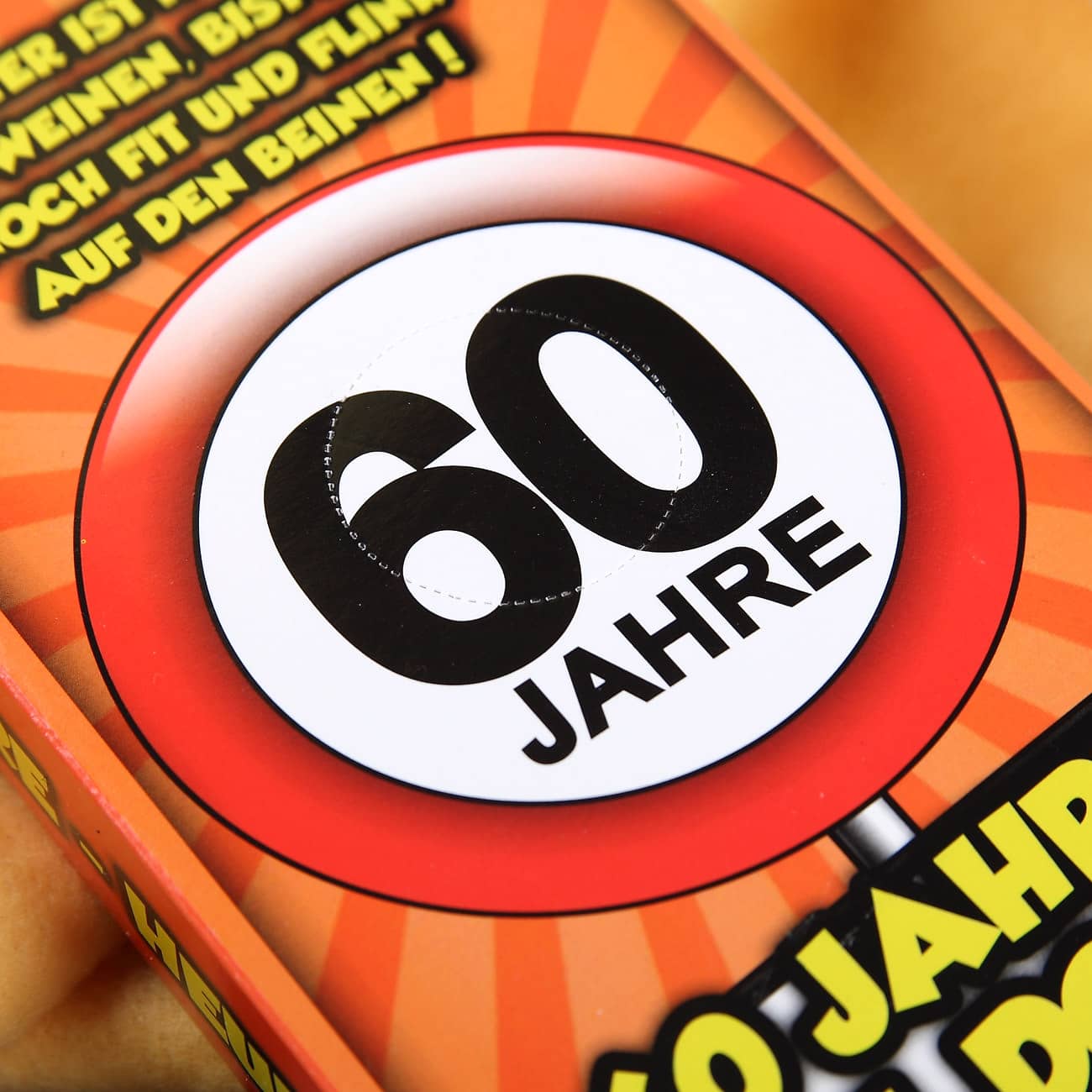 Kosmetiktücher zum 60. Geburtstag