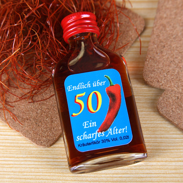 Kräuterlikör - 50 ein scharfes Alter !
