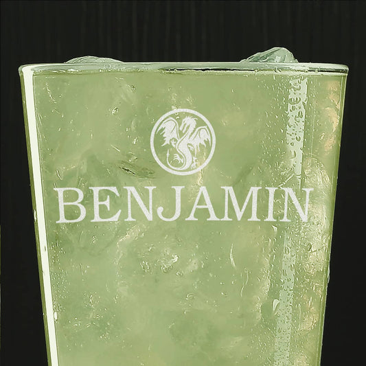 Trinkglas mit Namensgravur