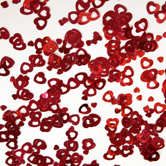 Konfetti rote Herzen