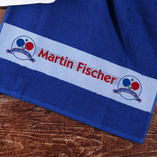 Tischtennis - Handtuch mit Name