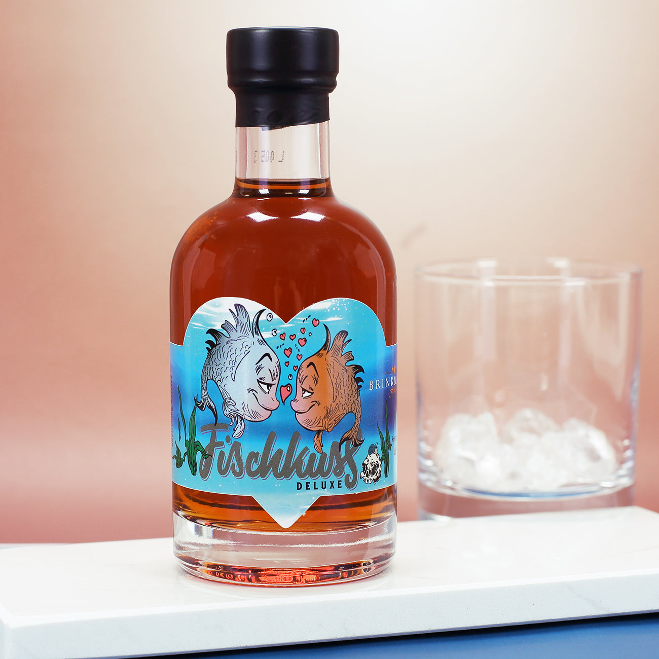 Mit witzigem Etikett