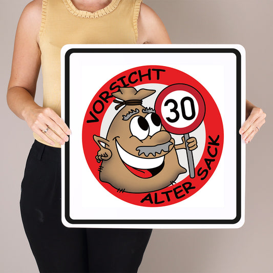 PVC-Banner - Alter Sack - Geburtstagsdekoration