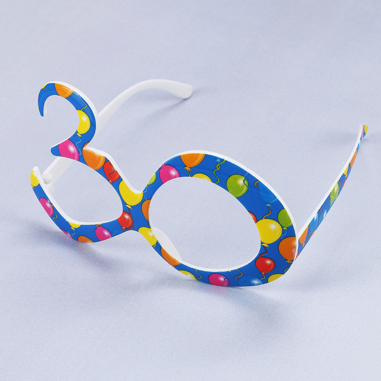 Party Brille 30 in blau