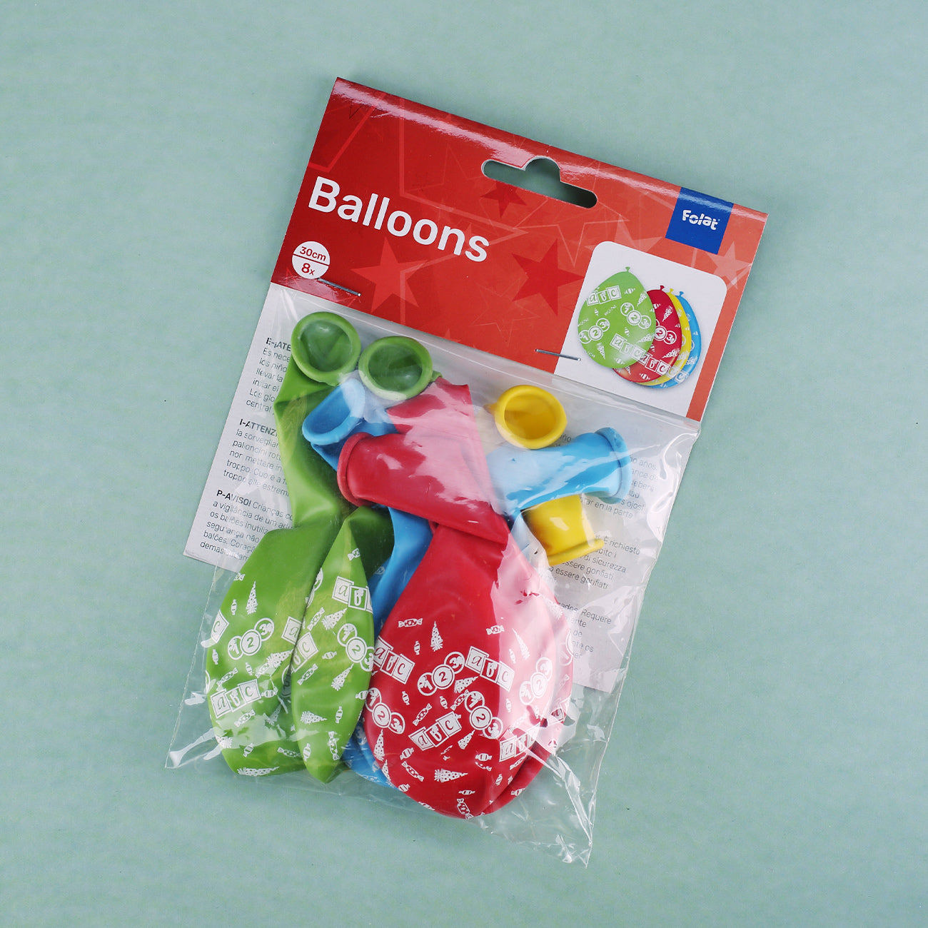 Lieferumfang: 8 Latex-Ballons