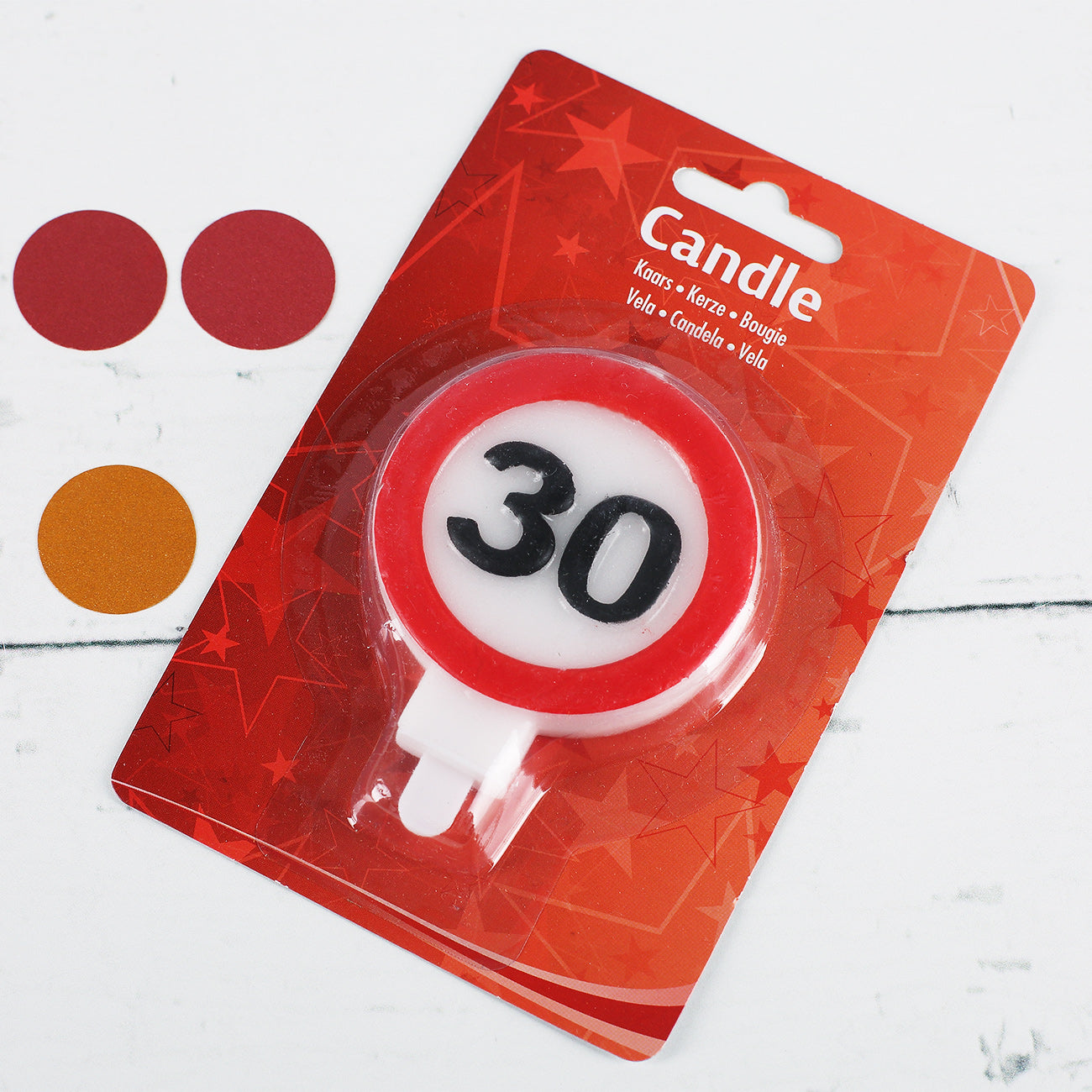 Tortenkerze zum 30. Geburtstag