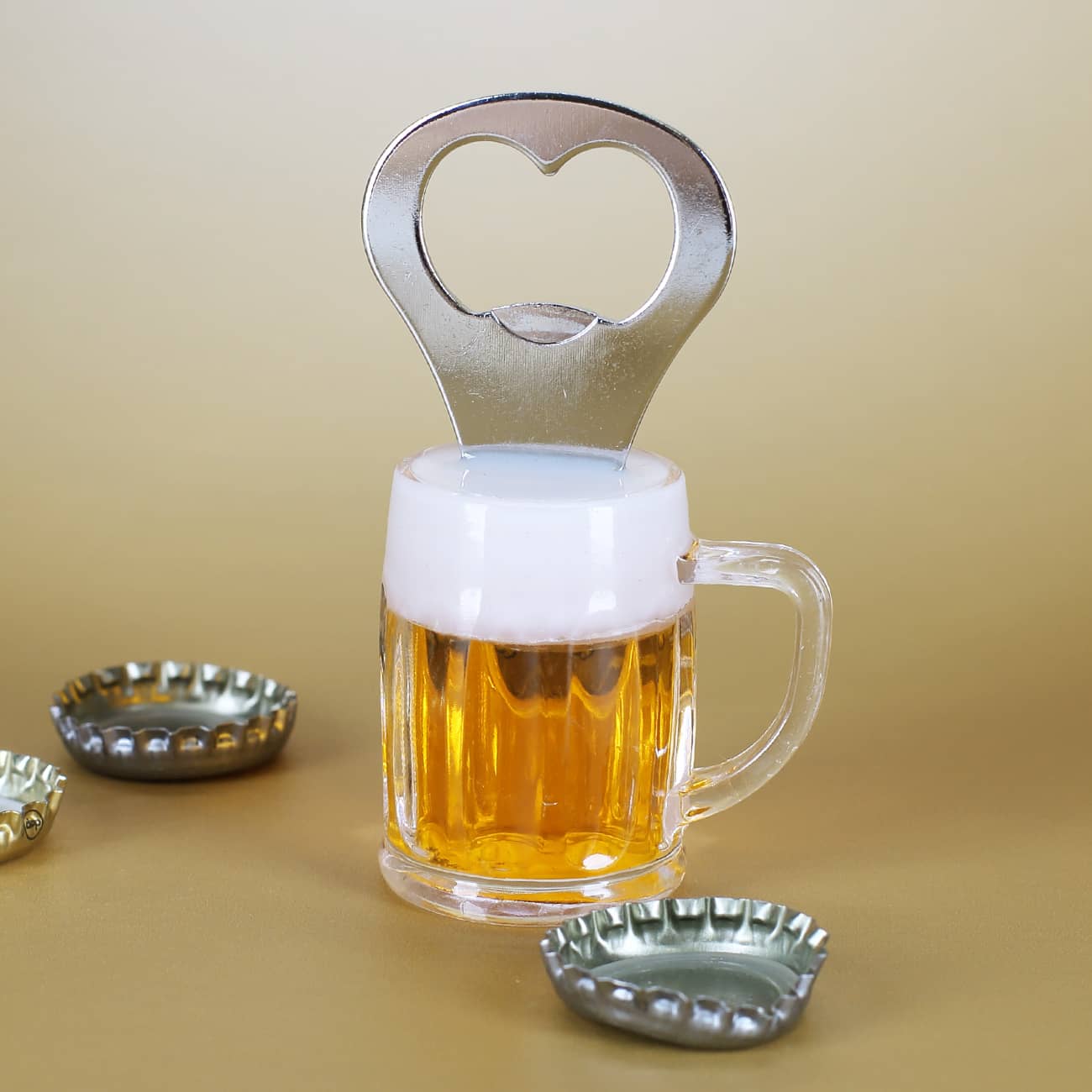 Magnetischer Flaschenöffner Bierkrug
