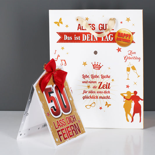 mit Karte zum Beschriften