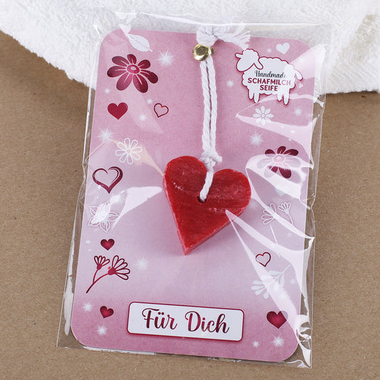 Wohlduftende Seife in Herzform