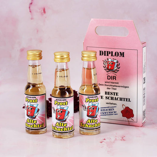 3 Schnäpse für alte Schachteln