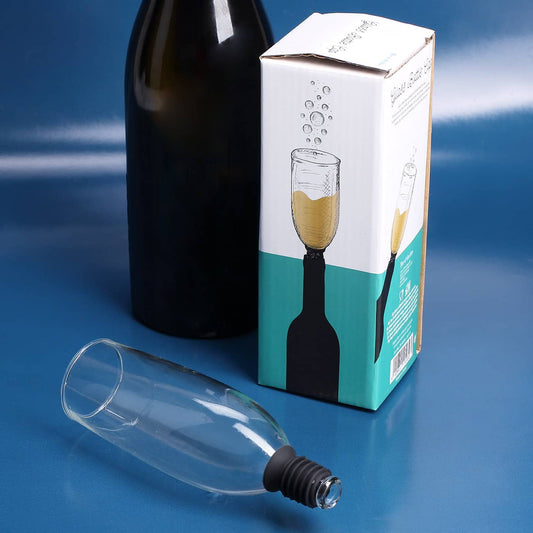 Sektglas-Aufsatz für Flaschen