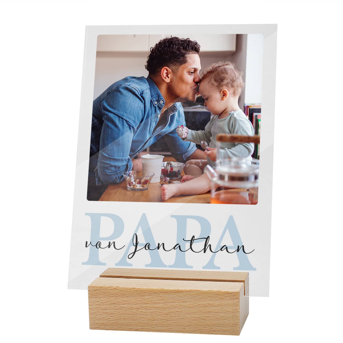Acrylfoto für Papa personalisiert