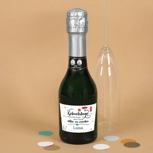 Kleiner Sekt zum Geburtstag mit Ihrem Wunschnamen