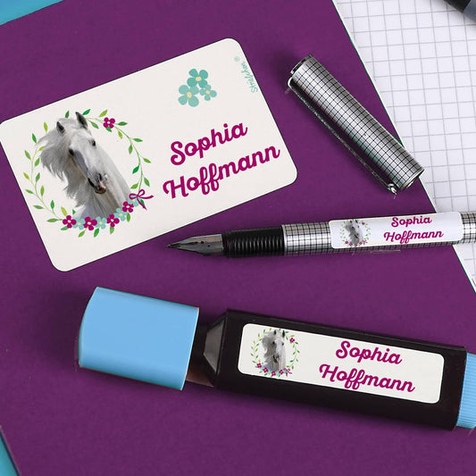 Namensaufkleber mit Schimmel in 3 verschiedenen Größen