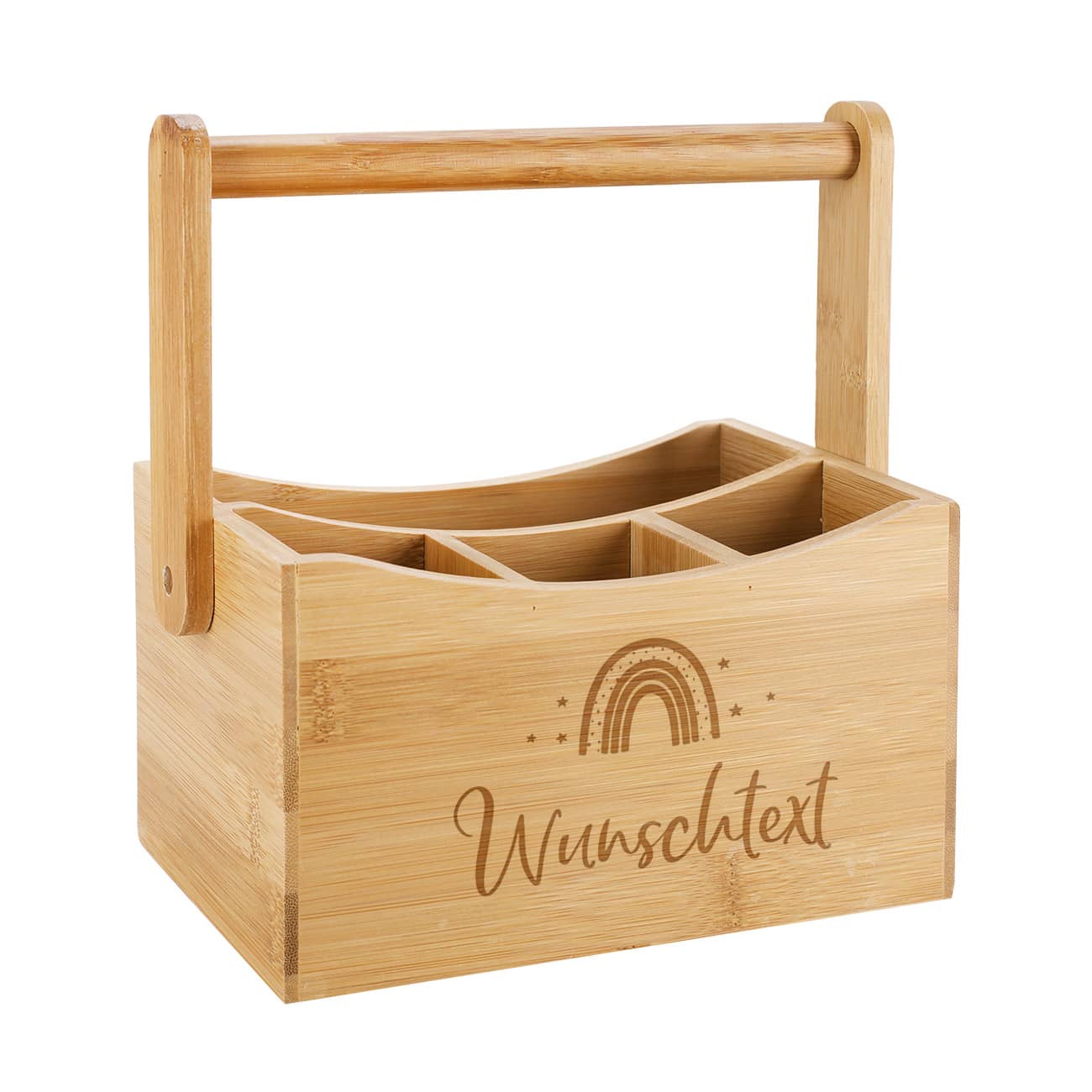 Stiftehalter aus Bambus mit Gravur