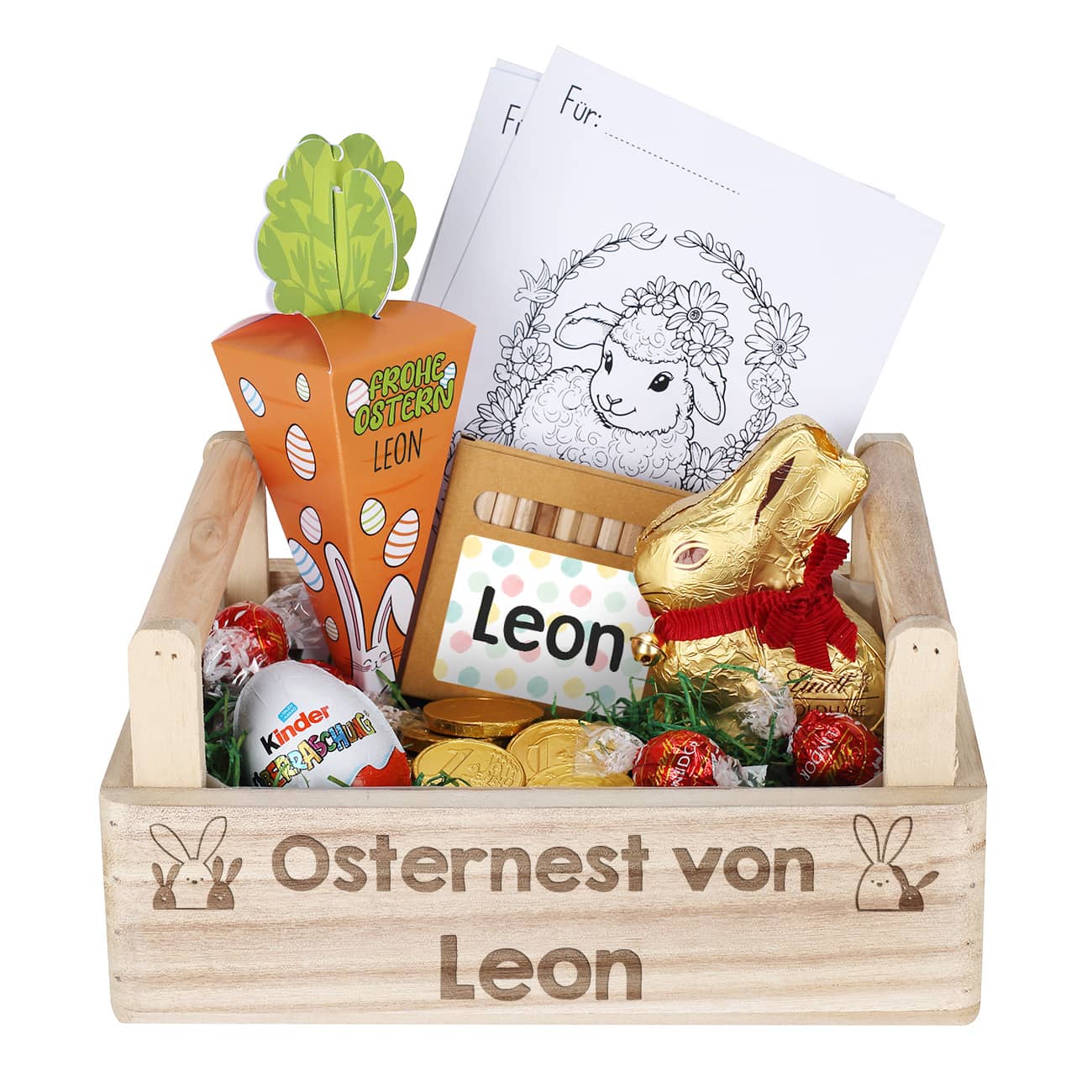 Mit Name & Text personalisiert