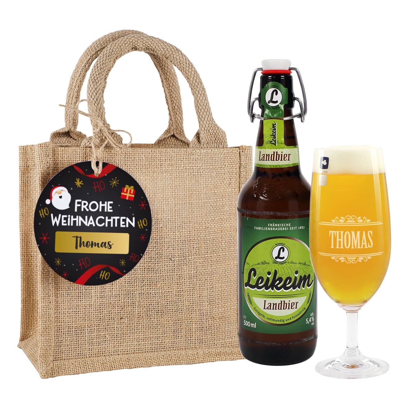 Individuelles Biergeschenk zu Weihnachten