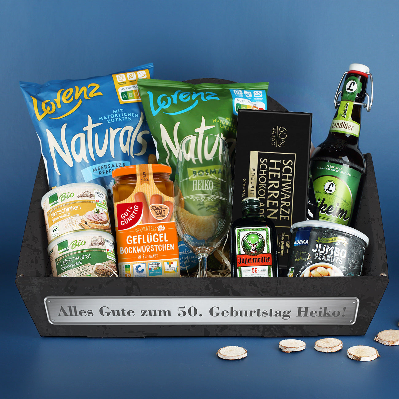 Gefüllter Geschenkkorb für Männer –
