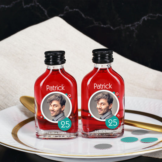 Kleine Fruchtliköre zum Geburtstag persönlich bedruckt