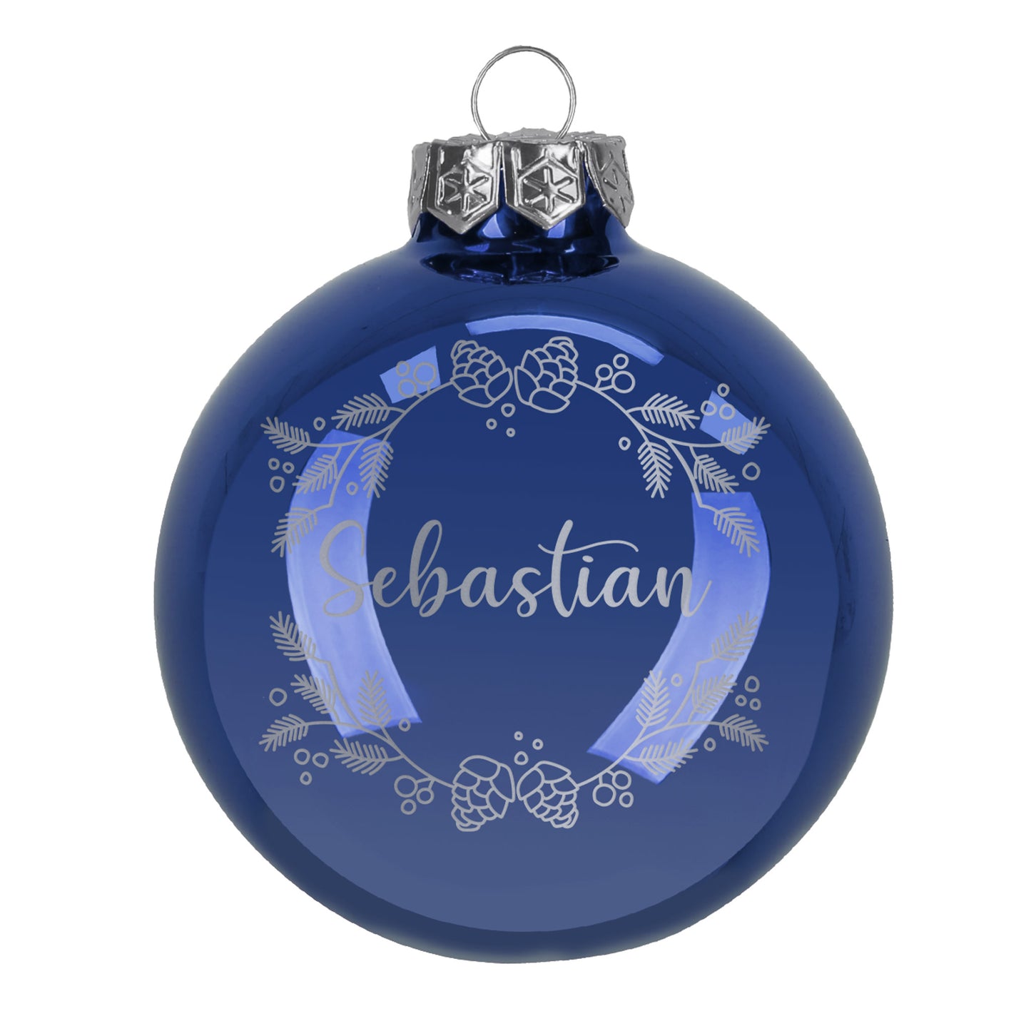 Personalisierte Weihnachtskugeln mit Name | Weihnachtsbaumkugeln & Christbaumkugeln mit Farbauswahl