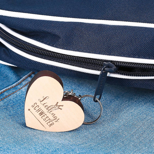 Schlüsselanhänger mit Lieblings-Motiv und Ihrem Wunschtext