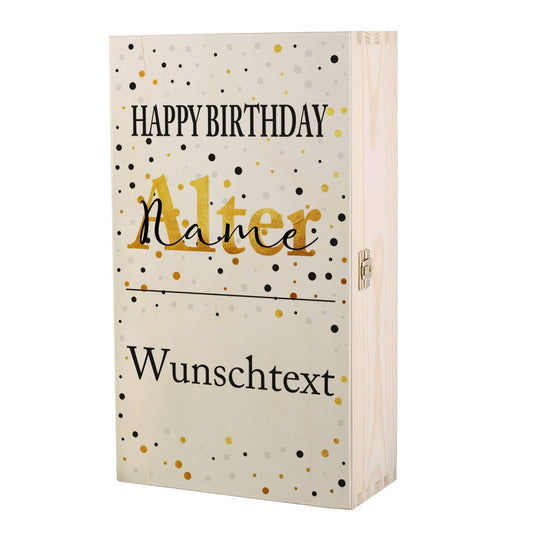 Mit Ihren Angaben bedruckt