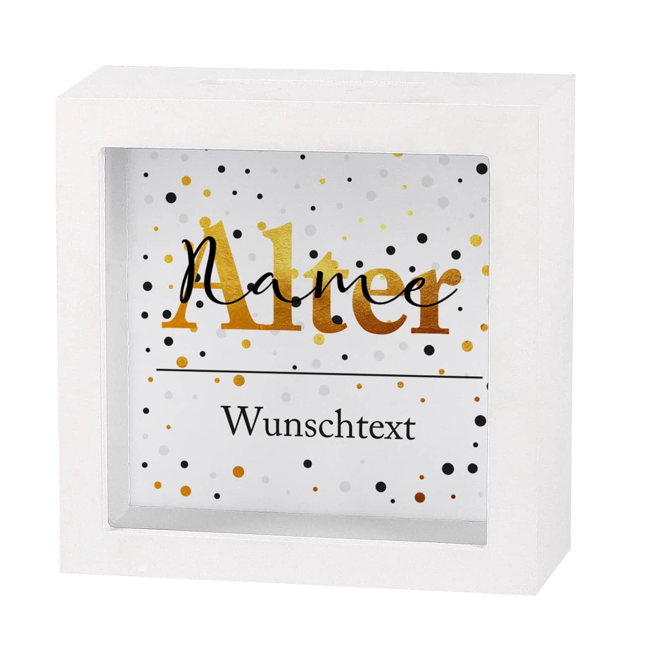 Mit Ihren ANgaben bedruckt