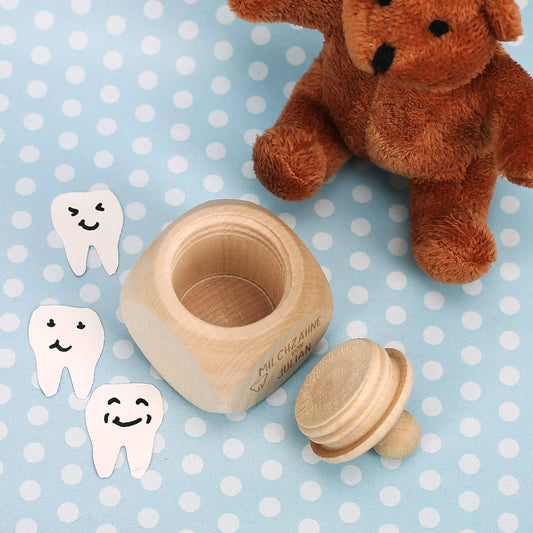 Milchzahnbox mit Schraubdeckel