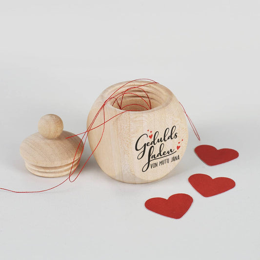 Bedruckte Holzdose als persönliches Muttertagsgeschenk
