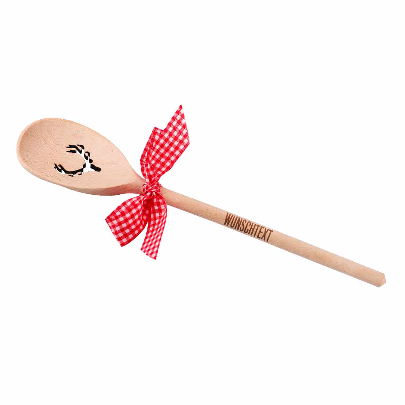 Holzlöffel mit Wunschtext-Gravur