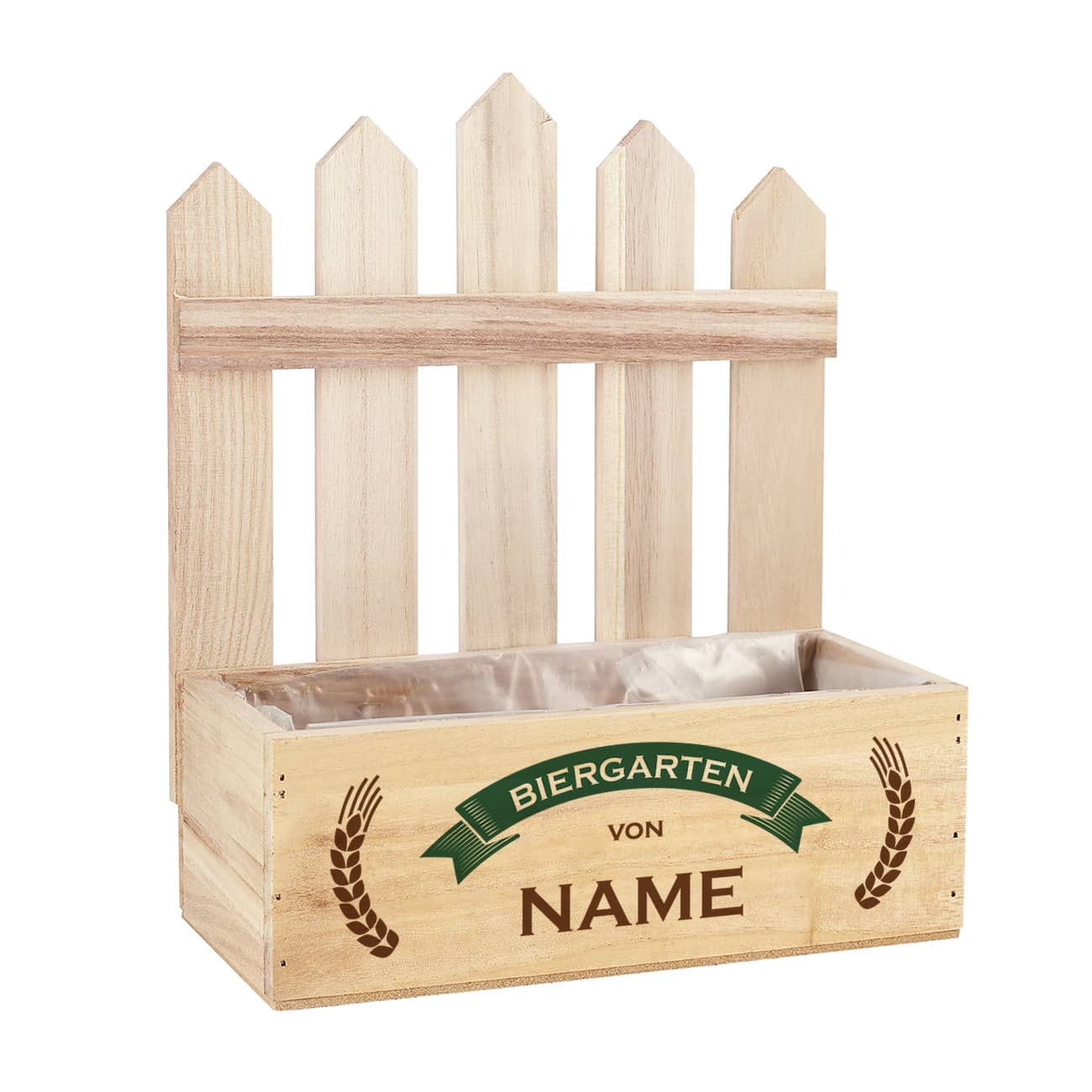 Mit Namensaufdruck