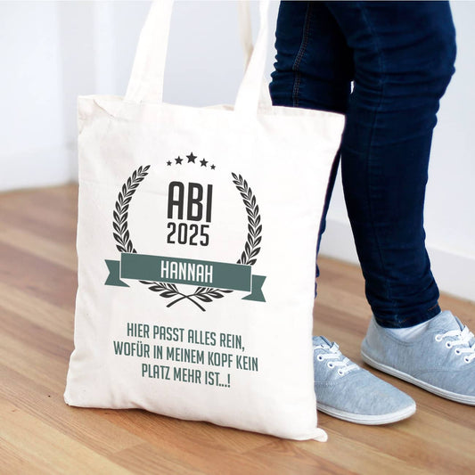 Beutel mit Prüfungsthematik Schulabschluss