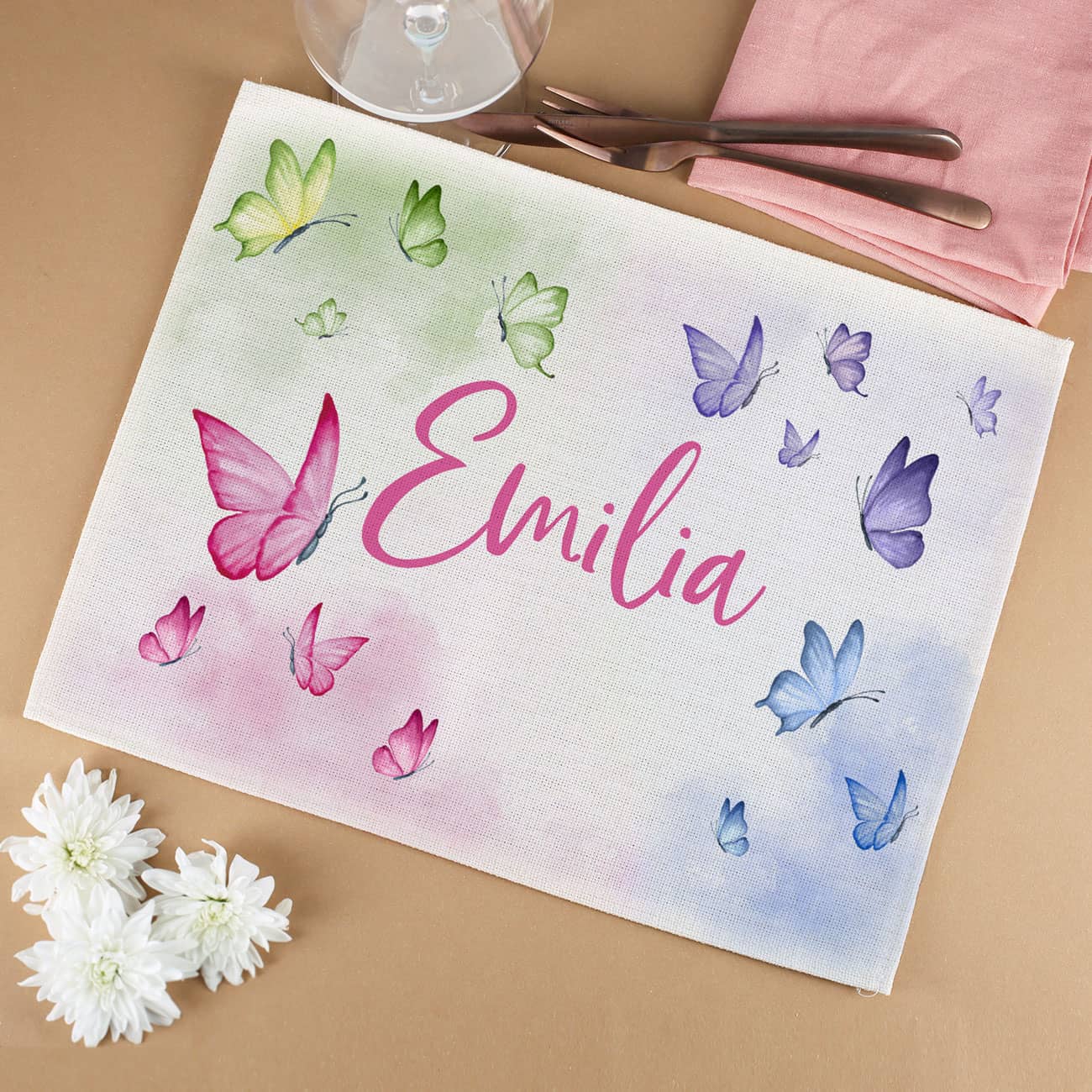 Platzdeckchen für Kinder Schmetterling