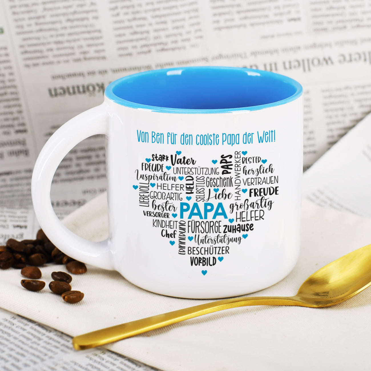 Große Papa Tasse