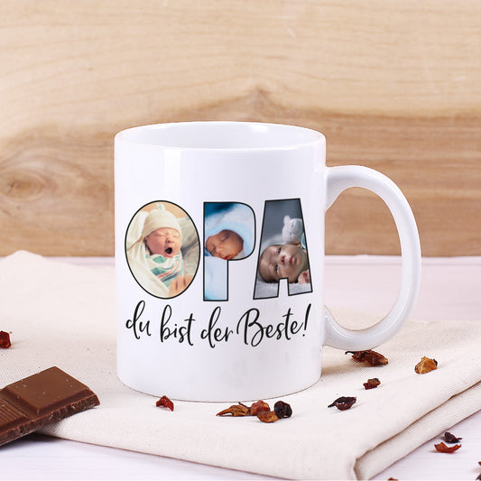 Mit 3 Wunschbildern bedruckt