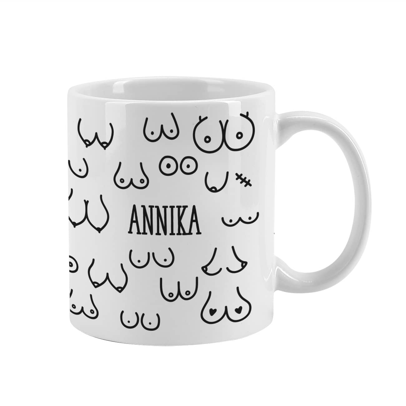 Mit Name oder Text nach Wunsch bedruckt