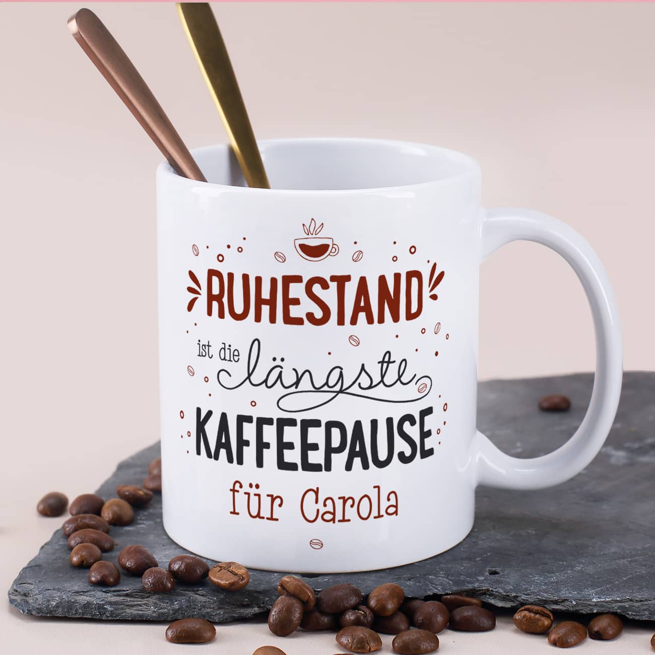 Tasse zum Ruhestand