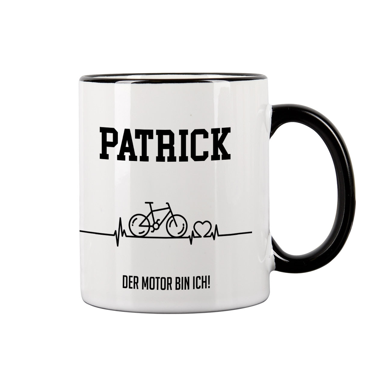 Freigestelltes Produktbild der Tasse auf weißem Hintergrund