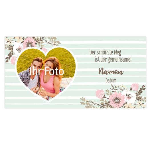 Persönlich bedrucktes Banner zur Hochzeit