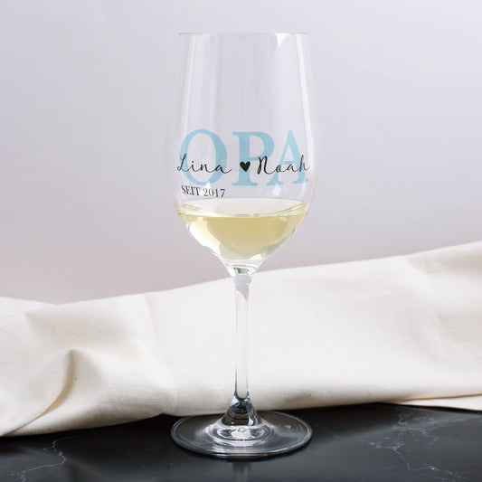 Weinglas für den besten Opa