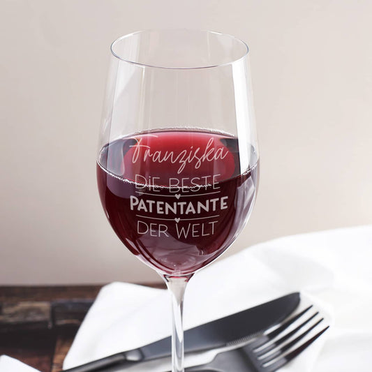 Weinglas für die beste Freundin, Kollegin oder Schwester der Welt