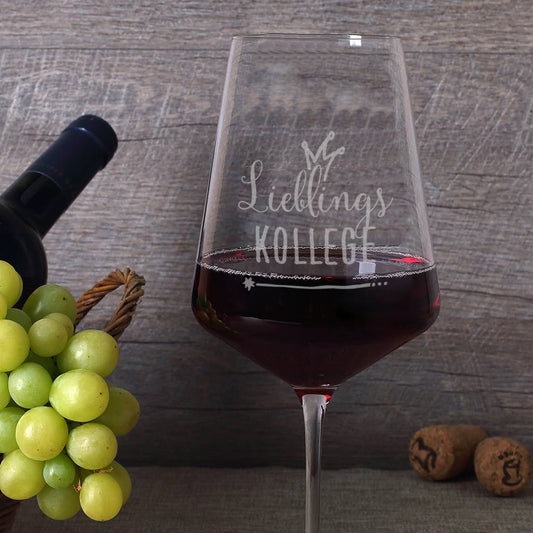 Lieblings...Mensch Weinglas mit Wunschgravur