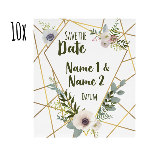 Im 10er Set mit Ihren Angaben