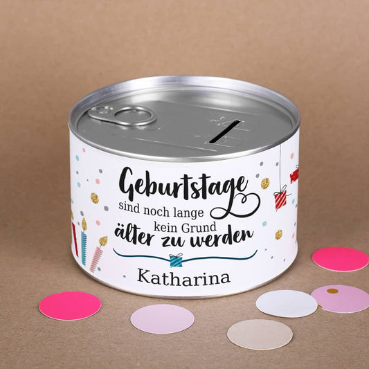 Bedruckt mit Name Wunsch