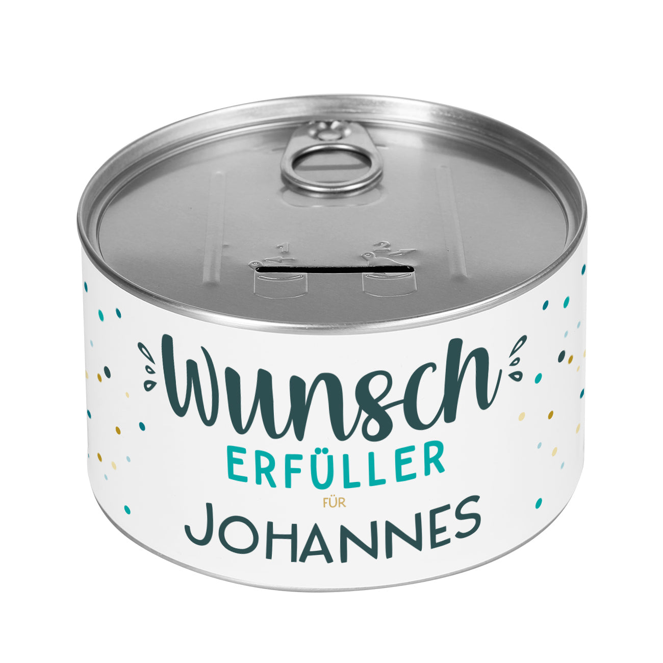 Personalisierte Aufreißspardose zum Geburtstag, Weihnachten uvm.